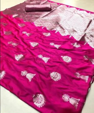 pink saree